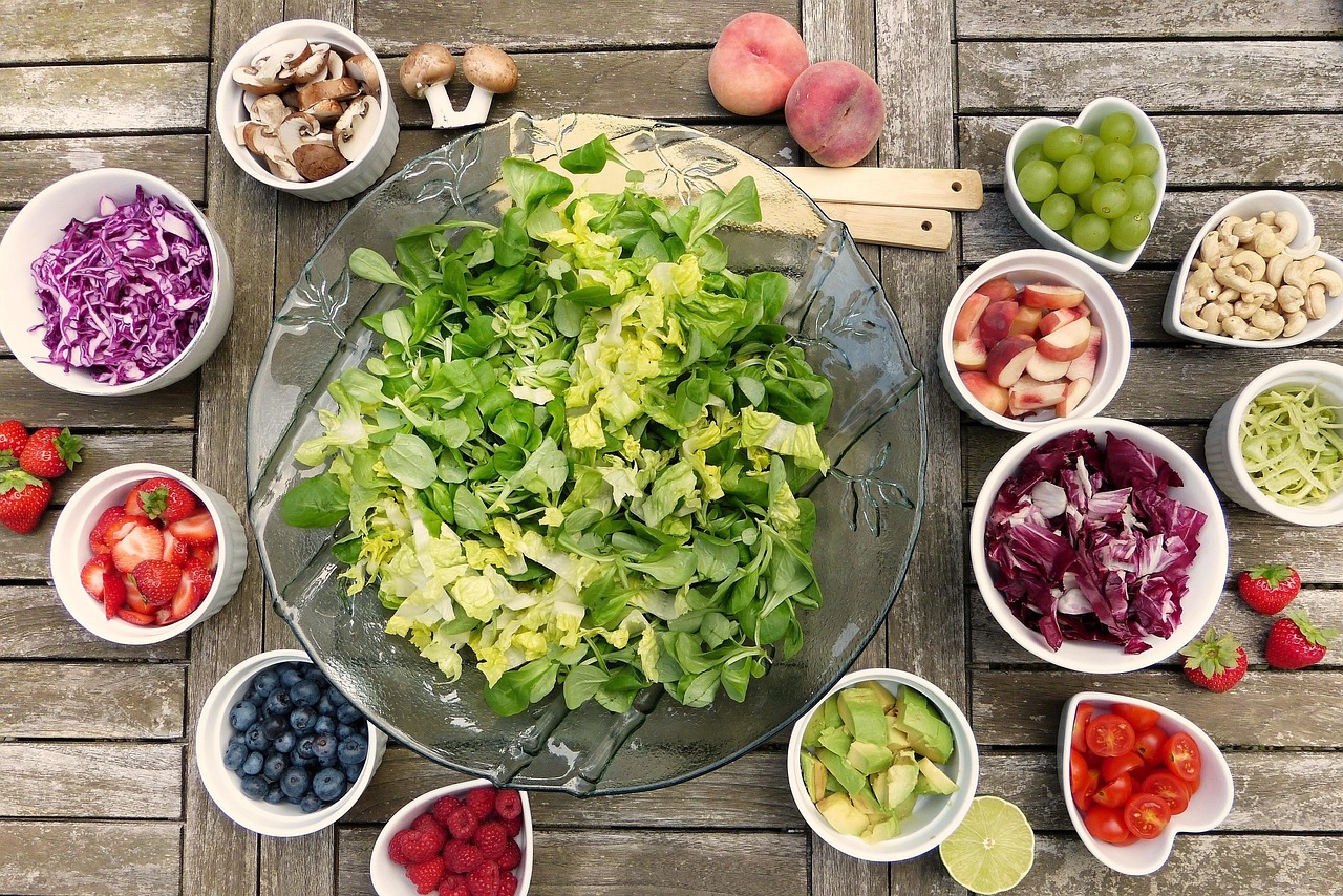 Bol de salade fraîche et légère pour l'été